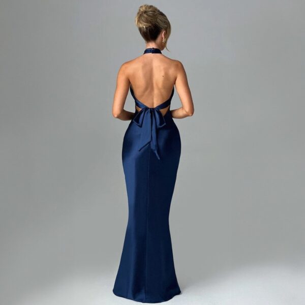 Summer Fashion Elegant Backless Sleeveless Dress - Image 3