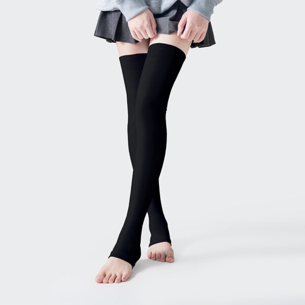 Autumn And Winter Plus Size Extended Cotton Over-the-knee Thigh Warm Socks - Image 8