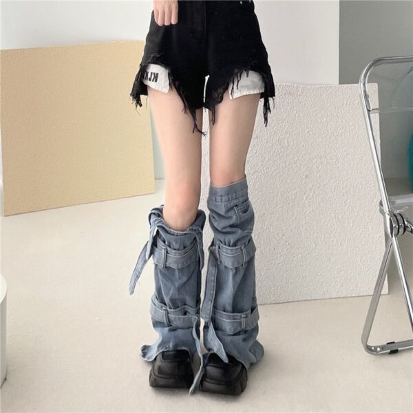 Jeans Foot Sock Sweet Cool Millennium Hot Girl Design Sense - Image 5