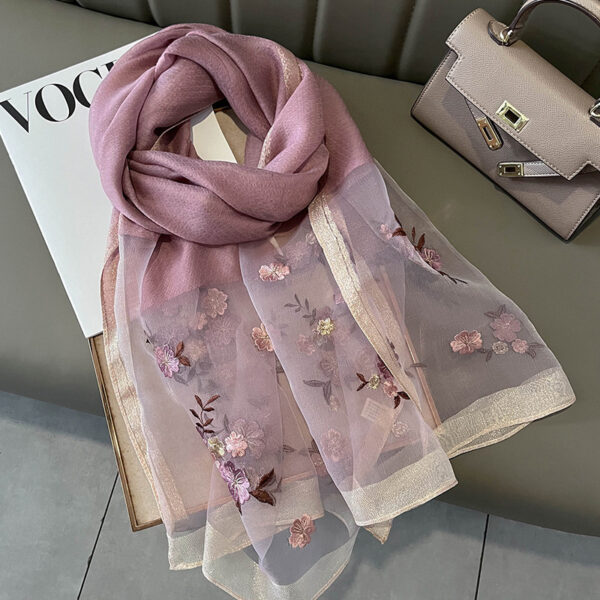 Women's Wild Korean Style Affordable Luxury Style Autumn And Winter Warm Scarf - Image 6