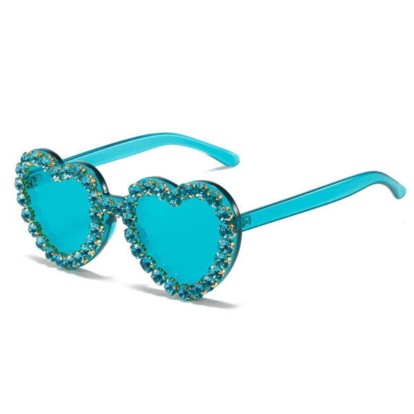 Fashionable All-match Peach Heart Sunglasses For Women - Image 7