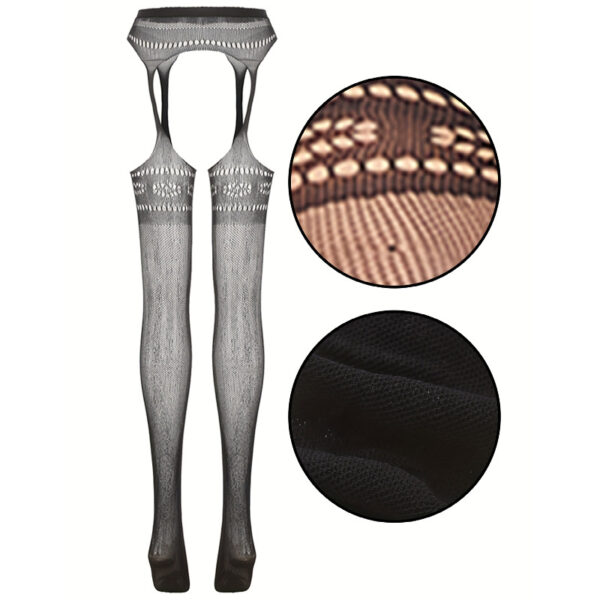 Women's European And American Hollow Bottoming Pantyhose - Image 8