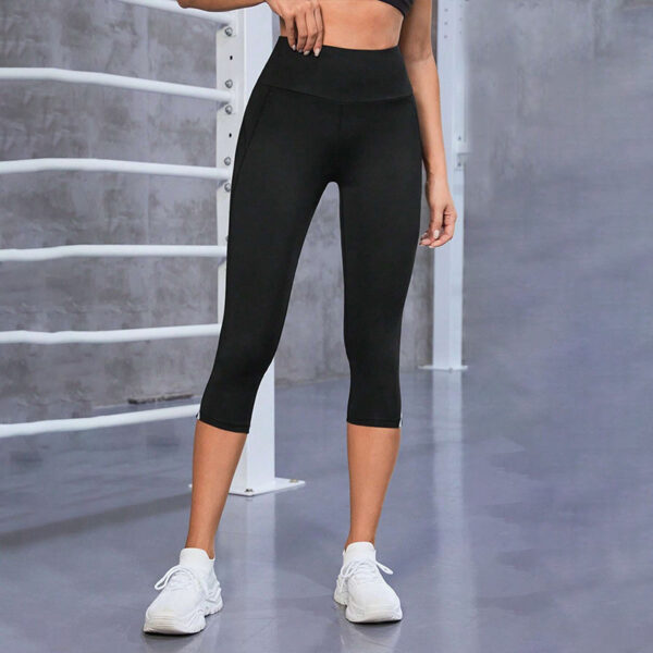 Yoga Pants Stitching High Waist Women's Hip Lift Leggings - Image 2