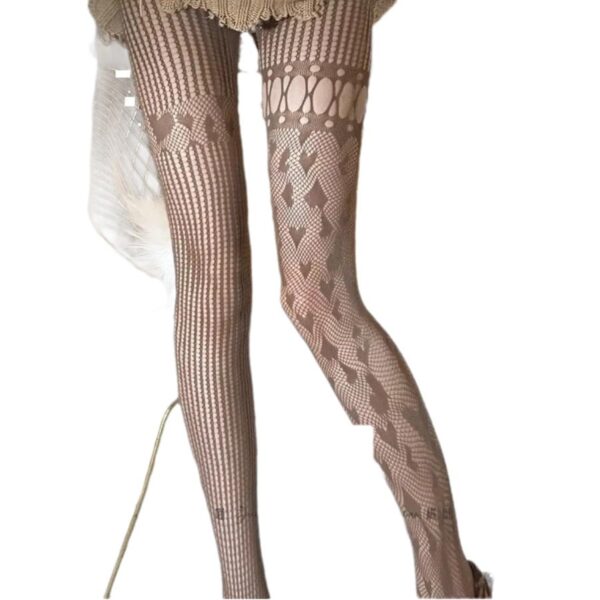 Lace New Style Irregular Fishnet Stockings - Image 2