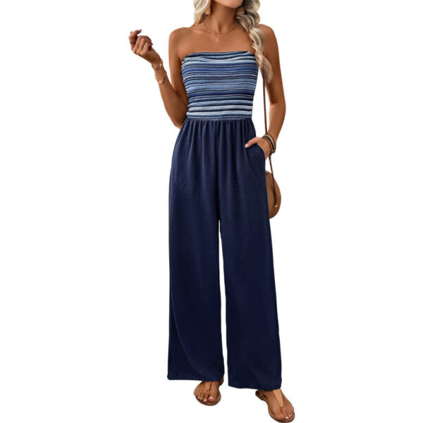 European And American Leisure Simple Jumpsuit - Image 3