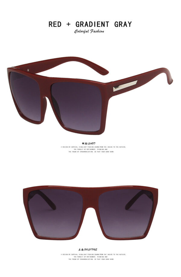 Large Rim Sunglasses Personalized Sunglasses - Image 7