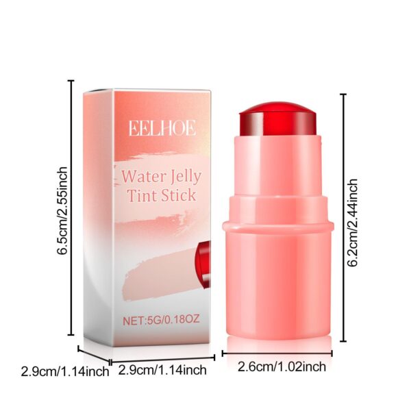 EELHOE Fruit Jelly Blush Lip Gloss Stick Lazy Contouring Even Skin Tone Brightening And Colorful Easy To Apply Lip Gloss Stick - Image 5