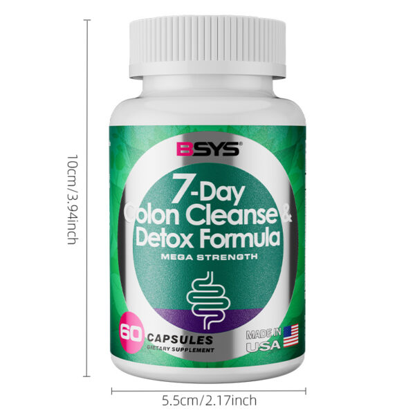 BSYS 7 Day Colon Cleanse & Detox Formula 60's - Image 3