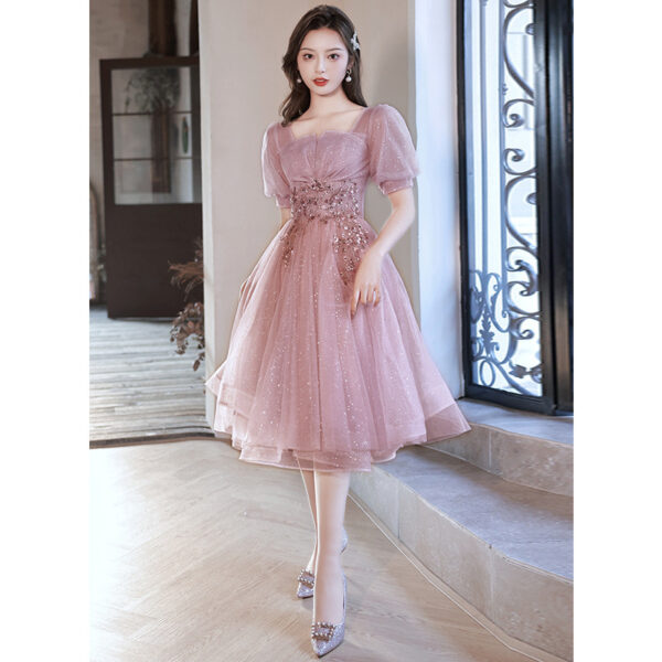 New Birthday Banquet Party Elegant Socialite Host Fairy Slim Evening Dress For Women - Image 9