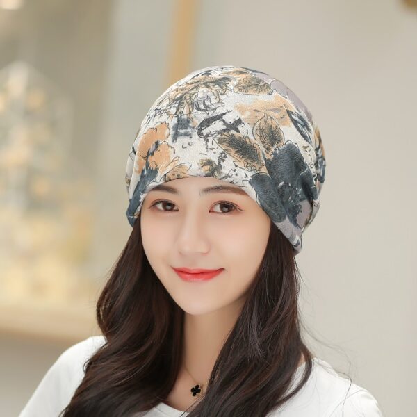 Baotou Silk Scarf Thin Air Conditioning Hat After Chemotherapy - Image 2