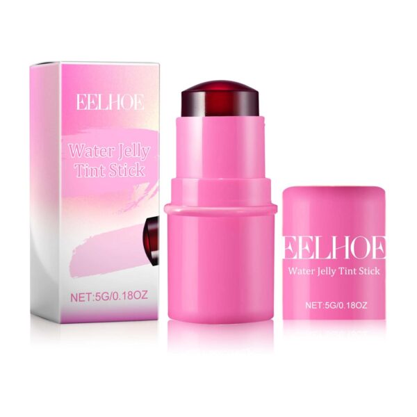 EELHOE Fruit Jelly Blush Lip Gloss Stick Lazy Contouring Even Skin Tone Brightening And Colorful Easy To Apply Lip Gloss Stick - Image 3