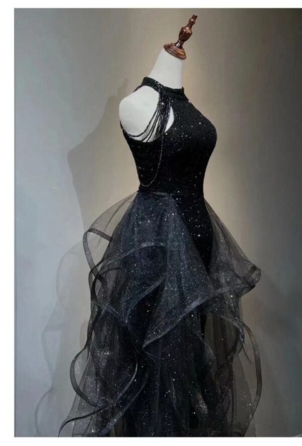 Black Evening Dress For Women - Image 3