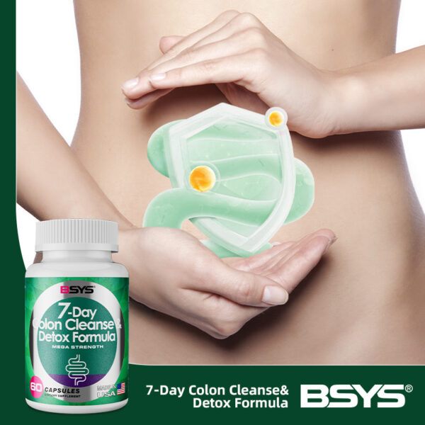 BSYS 7 Day Colon Cleanse & Detox Formula 60's - Image 4