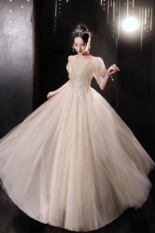 New Birthday Banquet Party Elegant Socialite Host Fairy Slim Evening Dress For Women - Image 4