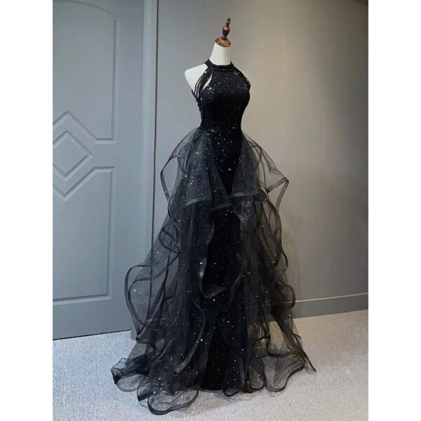 Black Evening Dress For Women - Image 7