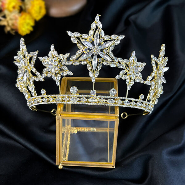 Photography Accessories XINGX Rhinestone Fashion Crown Headdress - Image 6