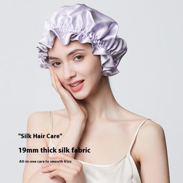 19 M Thickened Silk Nightcap Hair Care Hair Care Anti-frizz - Image 7