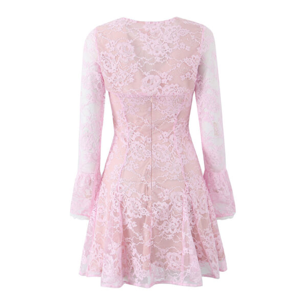 Lace Blouse Suspender Skirt Two-piece Set - Image 3